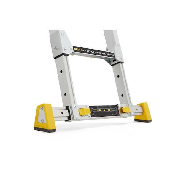 Gorilla Ladders - 4.6 ft. x 2.5 ft. Aluminum Heavy-Duty PRO, 2 in. Slim-Fold Work Platform, 4-Adjustable Heights, 375 lbs. Load Capacity