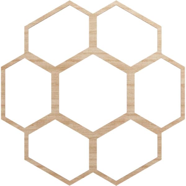 0.25 in. x 36 in. x 36 in. Wood Medallion Moulding