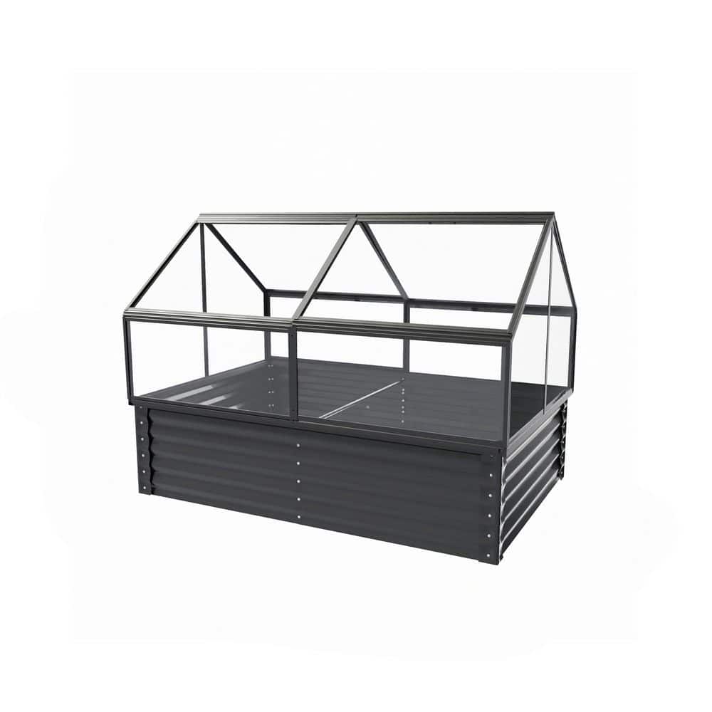 Green Rectangular Raised Garden Bed with Greenhouse (68.7 in. L x 45 in. W x 51.5 in. H) price history on PriceWatchPro