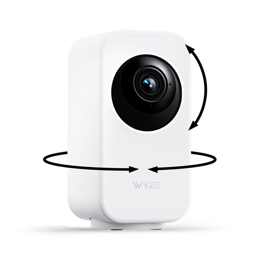 Indoor Cam Pan Wired Plug-In 2K Home Security Camera with Enhanced IR Night Vision, Wi-Fi, Bluetooth price history on PriceWatchPro