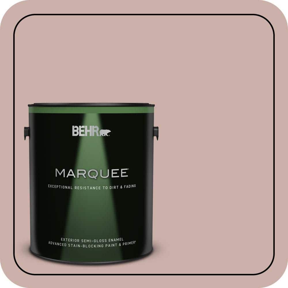 1 gal. Home Decorators Collection #HDC-CT-07A Vintage Tea Rose Semi-Gloss Enamel Exterior Paint & Primer product image for price tracking