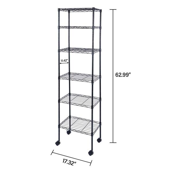 Budget Shelves Stainless Steel Shelving - 36 x 20 x 71