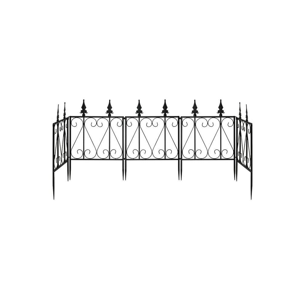 Cisvio 25 98 In Garden Fence Rust Proof Metal Wire Fence Outdoor cisvio-25-98-in-garden-fence-rust-proof-metal-wire-fence-outdoor