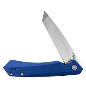 Blue Anodized Aluminum Kinzua Pocket Knife