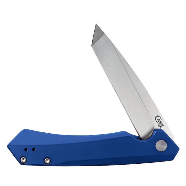 W.R. Case and Sons Cutlery Co. Blue Anodized Aluminum Kinzua Pocket Knife