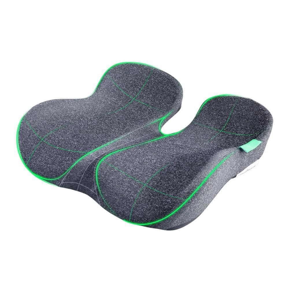 Gray Ergonomic Seat Cushion with Pressure Relief for Office Chairs, Car ...