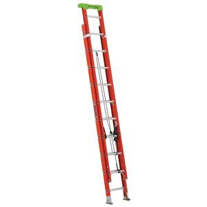 20 ft. Fiberglass Extension Ladder w/ProTop with 300 lbs. Load Capacity Type IA Duty Rating