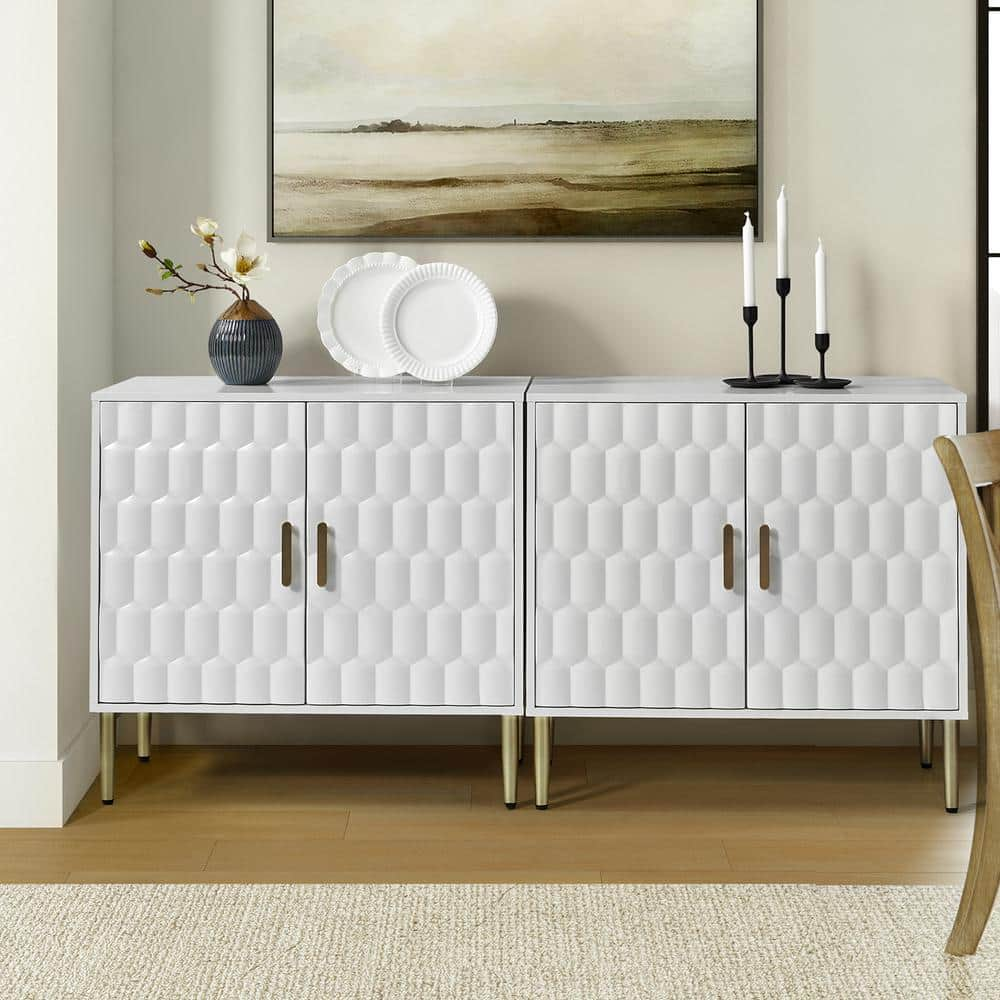 Jayden Creation Danilo Modern 32 In. Tall 2-door Mdf Sideboard With 