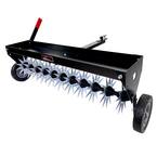 40 in. Tow-Behind Spike Aerator with Transport Wheels and 3-D Steel Tines