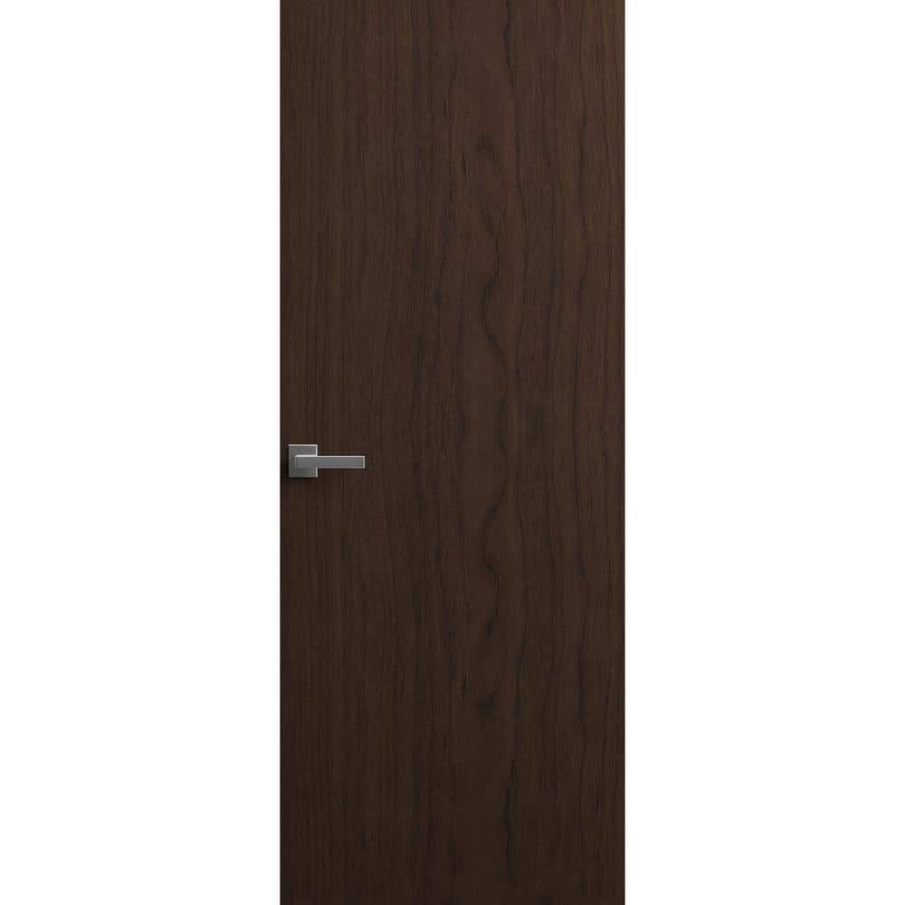 24 in. x 84 in. Unassembled Left-Hand/Inswing Wood Noce Color Flush Mount Hidden Door with Silver Hinge Finish price history on PriceWatchPro