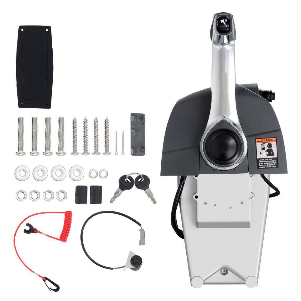 thumbnail image 2 of 5006182 For Evinrude Johnson Top Mount Single Outboard Remote Control Box No Key 2 of 13