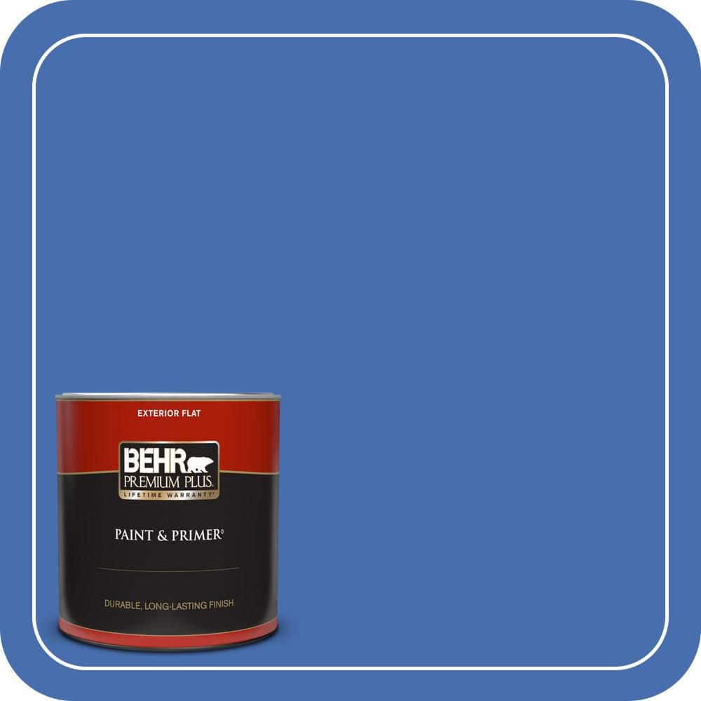 1 qt. #PPU15-05 New Age Blue Flat Exterior Paint & Primer price history on PriceWatchPro