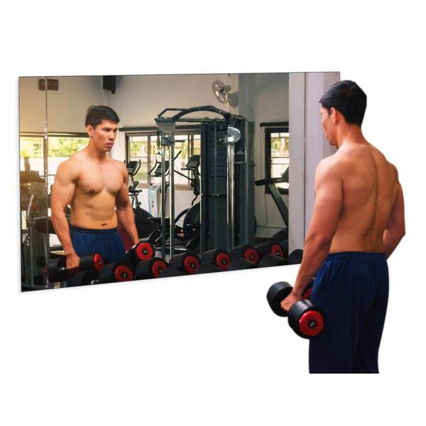 Mirror Hd Tempered Wall Kit, Wall Mounted Mirrors For Gym