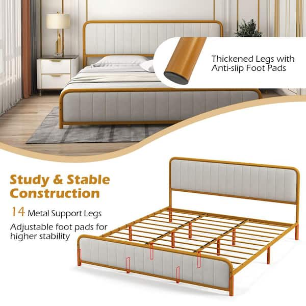 https://images.thdstatic.com/productImages/2172786f-6e67-4c3f-b4d2-f8f5527f957e/svn/gold-costway-platform-beds-hu10387gd-k-4f_600.jpg