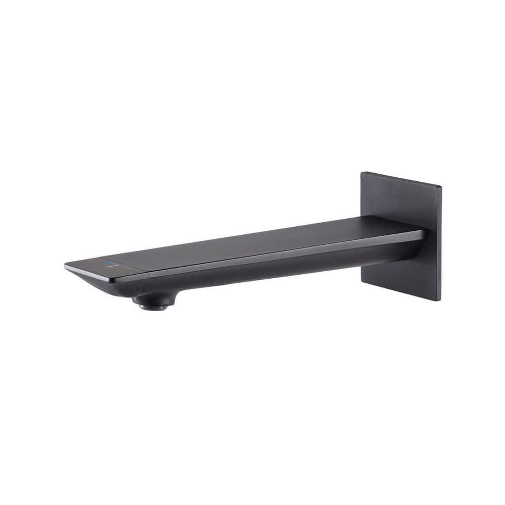 Brass Twist Single Handle Wall Mounted Bathroom Faucet with Valve and Flangue Included in Matte Black price history on PriceWatchPro