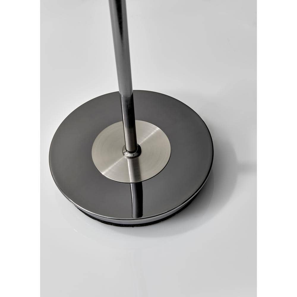 Metropolis 71.5" Black Nickel Torchiere Floor Lamp