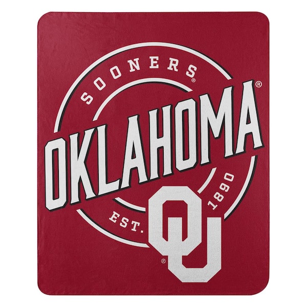 THE NORTHWEST GROUP NCAA Oklahoma Campaign Fleece Throw