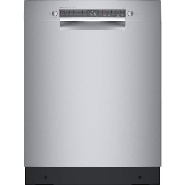 Bosch 800 Series 24 in ADA Compliant Front Control Tall Tub Dishwasher in Stainless Steel with Crystal Dry and 3rd Rack, 42dBA