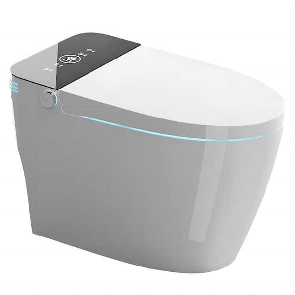 1.28 GPF One-Piece AUTO OpenandClose Elongated Bidet Toilet Smart ...