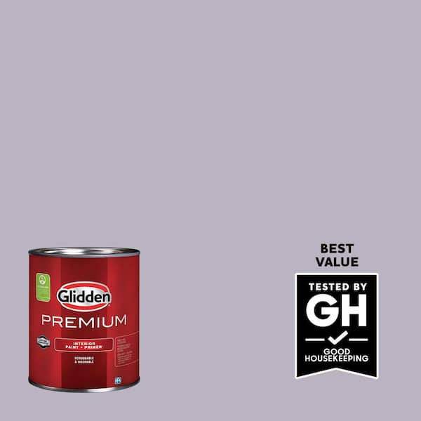 Glidden Premium 1 qt. PPG1174-4 Cloudberry Eggshell Interior Paint