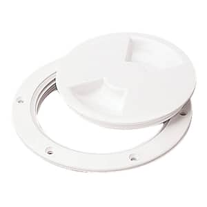 Screw Out Deck Plate - 4-7/16 in., White