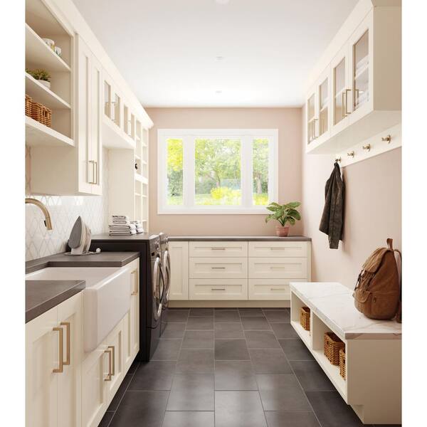 Kitchen Sink Base Cabinet | Unfinished Poplar | Shaker Style | 33 in