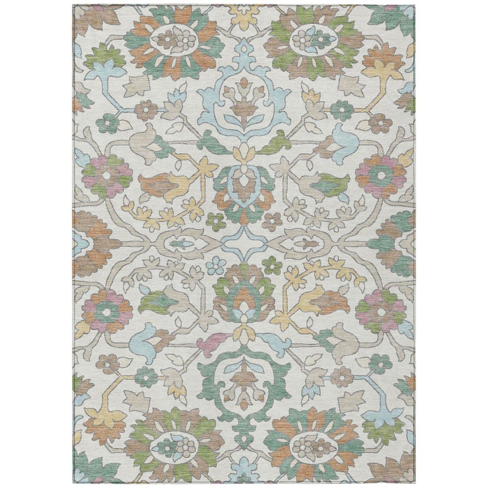 Chantille Machine Washable Indoor/Outdoor Abstract ACN2587 Ivory 3 ft. x 5 ft. Area Rug price history on PriceWatchPro