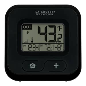 La Crosse Technology 308-04747-INT Wireless Digital Kitchen Thermometers with Display, Black