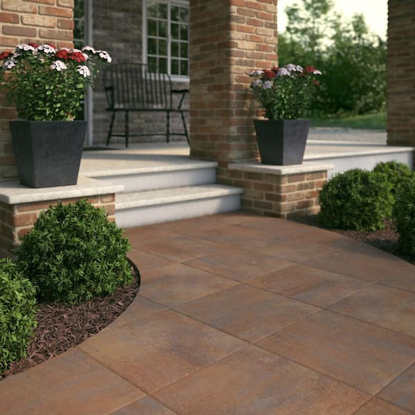 15.75 in. x 15.75 in. x 1.75 in. Harvest Blend Concrete Step Stone (90- Piece Pallet)