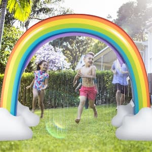 Toy Inflatable Rainbow Sprinkler Outdoor Sprinkling Water Game