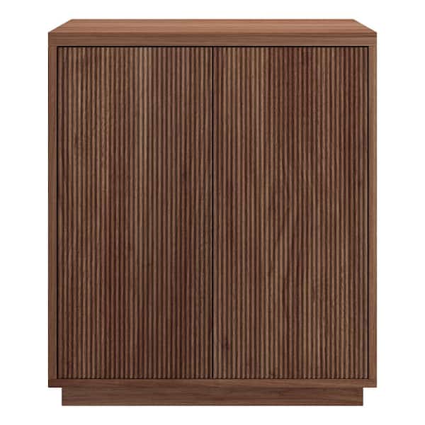 Meyer&Cross Alston 27.75 in. Satin Walnut Rectangular Accent Cabinet AC2283