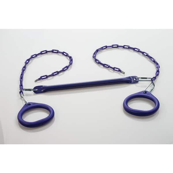 Creative Cedar Designs Circular Rings and Trapeze Bar Combo - Violet