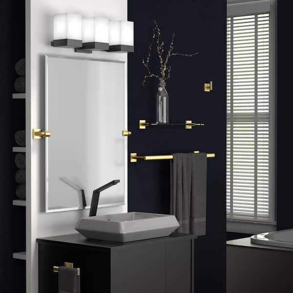 Elevate 30 in. Towel Bar in Brushed Brass