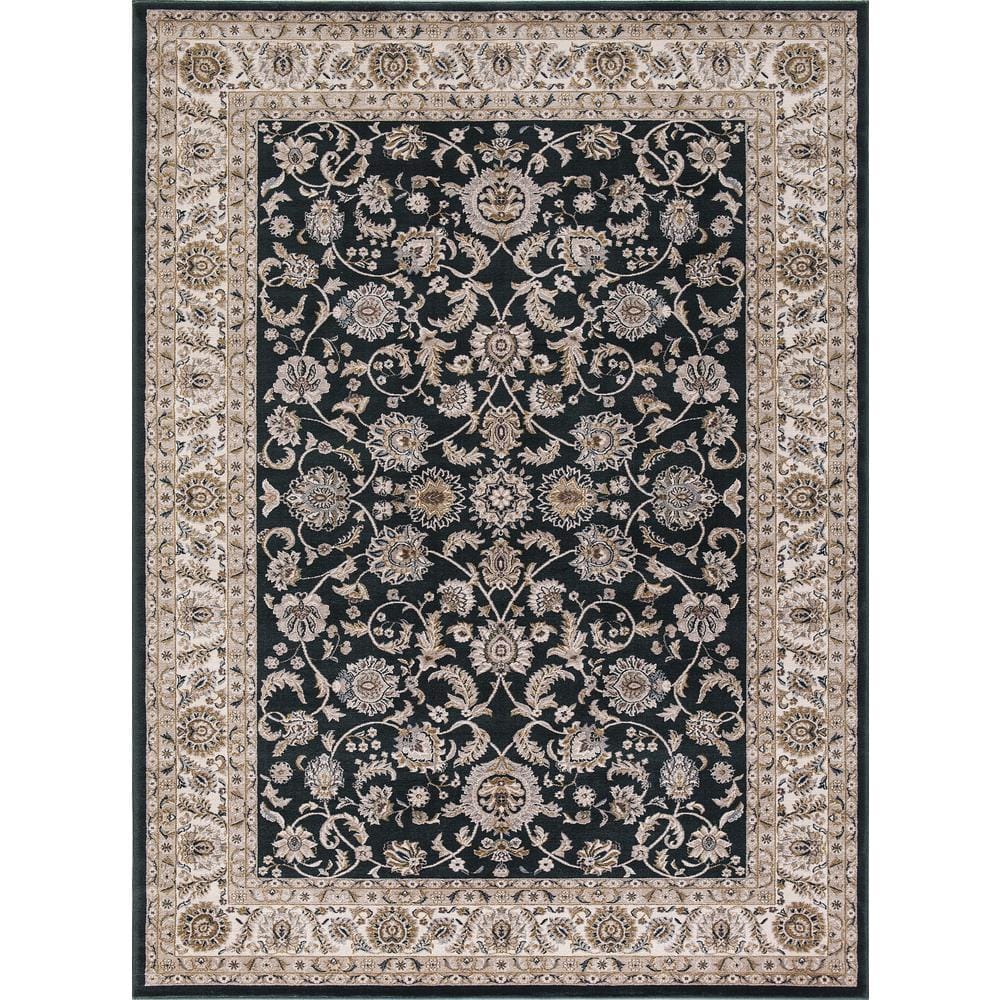 Kashan Bergama Green 3 ft. x 5 ft. Area Rug price history on PriceWatchPro