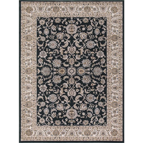 Concord Global Trading Kashan Bergama Green 7 ft. x 9 ft. Area Rug