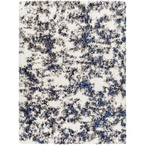 Ultra Shag Gray Modern 5 ft. x 7 ft. Indoor Area Rug