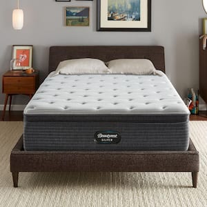 BRS900 14.75 in. California King Plush Pillow Top Mattress with 6 in. Box Spring