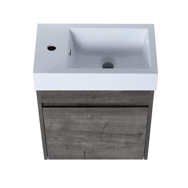 INSTER 18.11 in. W x 10.24 in. D x 22.83 in. H Floating