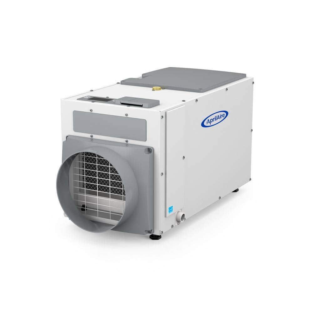 E080 80pt. 4400 sq. ft. Bucketless Dehumidifier in. Gray for Whole House, Basement, Crawlspace, ENERGY STAR