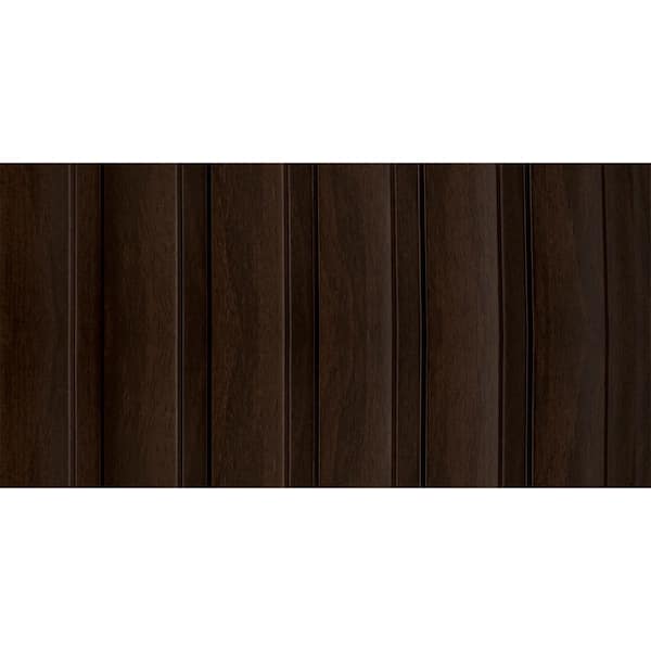Large Slats 1/2 in. x 0.79 ft. x 7.88 ft. Wenge Glue-Up Decorative Foam Wood Slat Walls (10-Pack)/62.25 sq. ft.