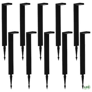 Hampton Bay Jemison 85 Lumen Low Voltage Black Integrated