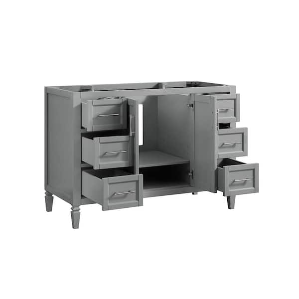 Stockham 48 in. W x 21-1/2 in. D Bathroom Vanity Cabinet Only in White Stockham 48 in. W x 21-1/2 in. D Bathroom Vanity Cabinet Only in White