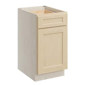 18 in. W x 24 in. D x 34.5 in. H Plywood Ready to Assemble Floor Base Kitchen Cabinet in Versa Shaker with Drawer