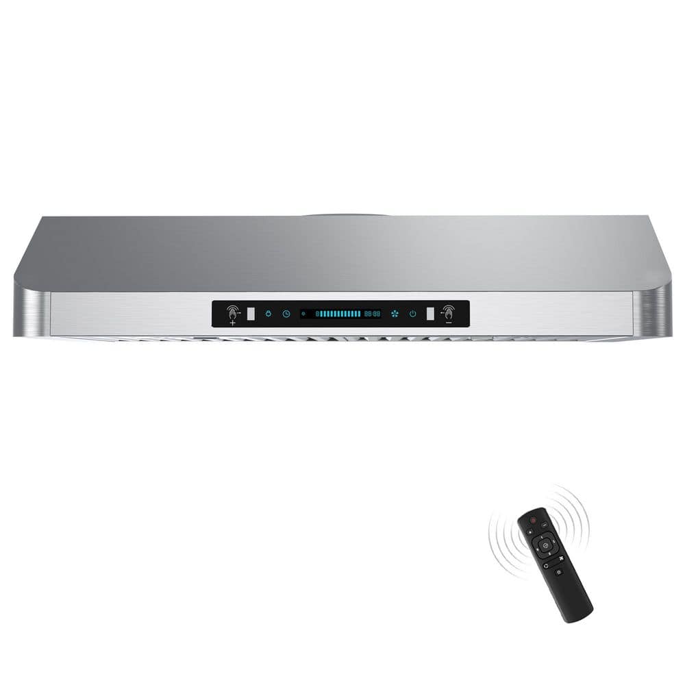 42 in. 400 CFM Ducted Under Cabint Range Hood with Top/Rear Vent, Adjustable LED and Gesture Control in Stainless Steel price history on PriceWatchPro