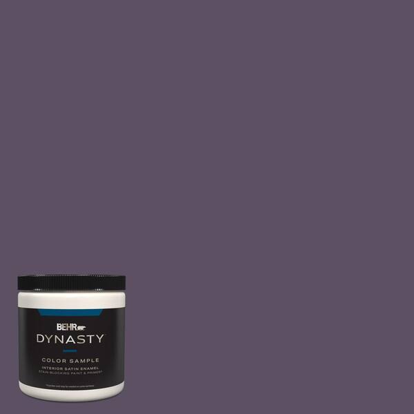 BEHR DYNASTY 8 oz. 660F7 Napa Grape Satin Enamel StainBlocking