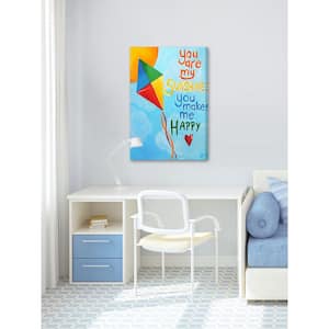 60 in. H x 40 in. W "Sunshine Kite" by Marmont Hill Printed Canvas Wall Art