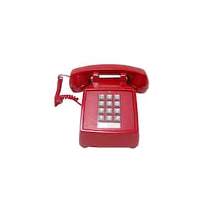 Desk Value Line Corded Telephone - Red