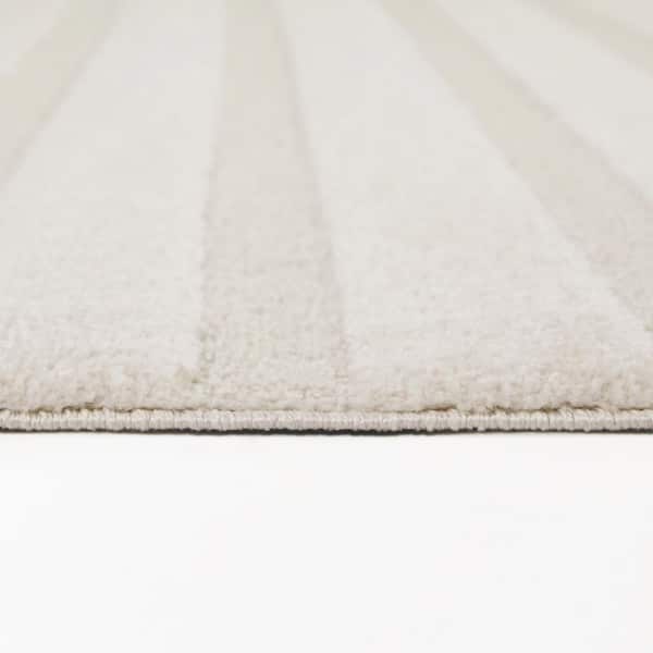 5 ft. x 7 ft. Cream Derrida Area Rug