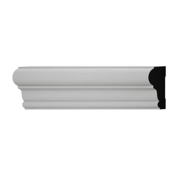 Ekena Millwork WM392 1 in. D x 2.38 in. W x 6 in. L Wood (Finger-Joint Pine) Chair Rail Sample