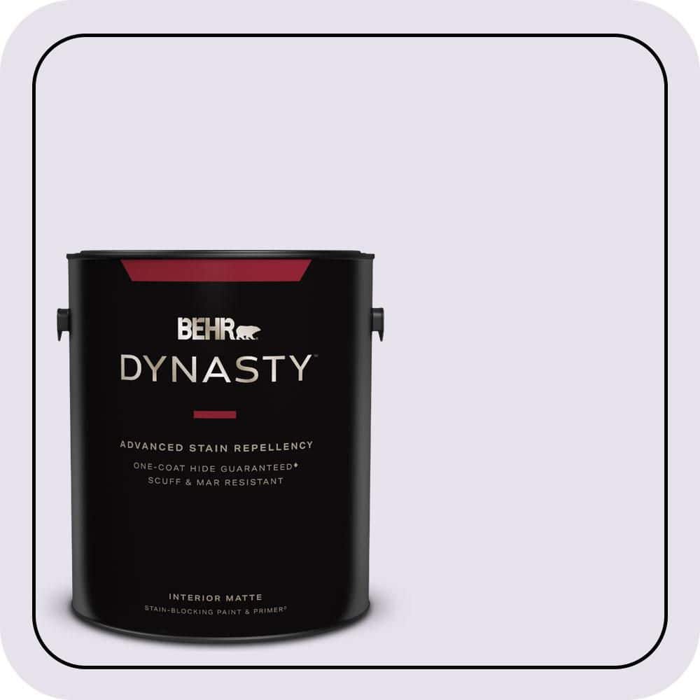 1 gal. #640A-1 Soft Iris Matte Interior Stain-Blocking Paint & Primer